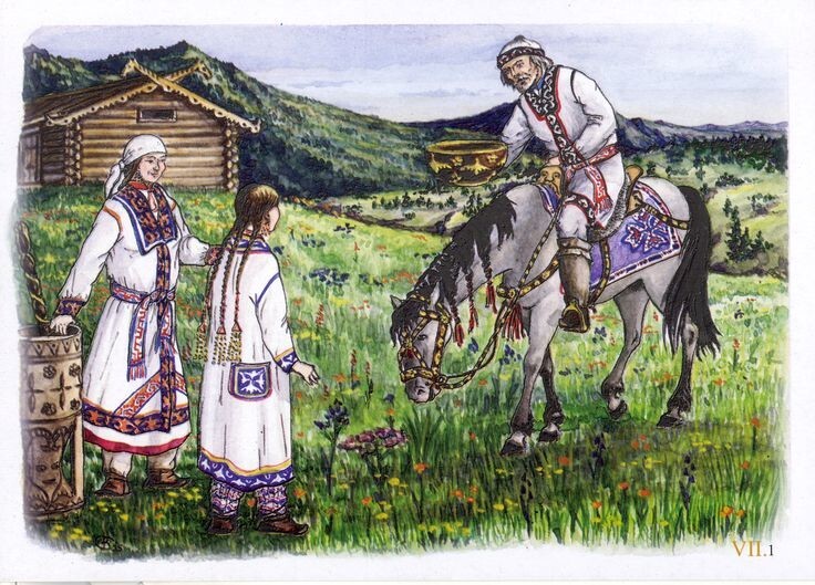 Кумандинцы, люди-лебеди