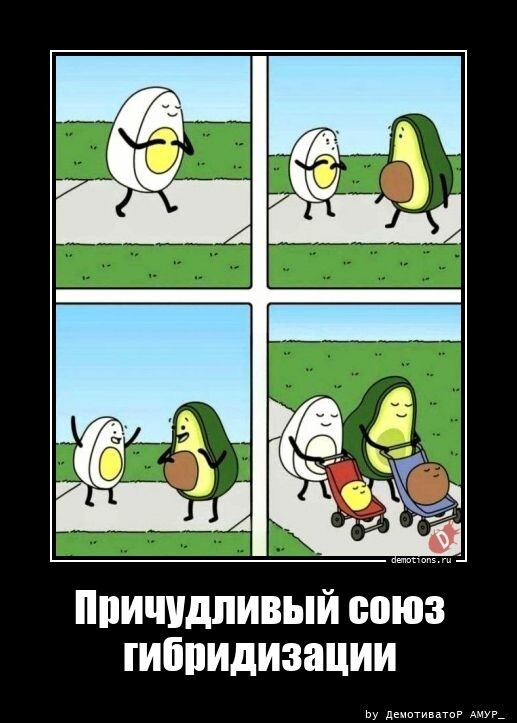 Причудливый союз гибридизации