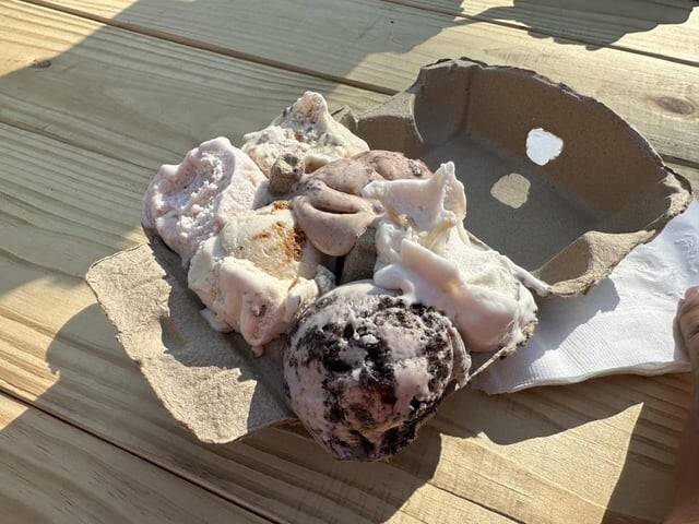 18. Мороженое в картонной упаковке из-под яиц