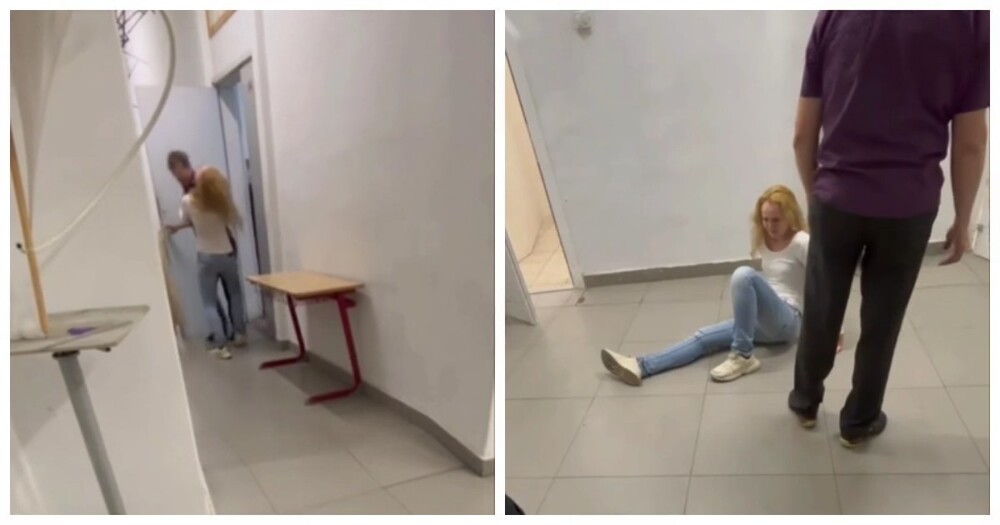 Преподаватель вытащил студентку за волосы из аудитории