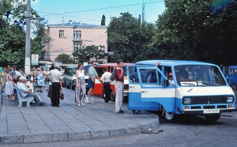 Маршрутки Ялты, 1995 год