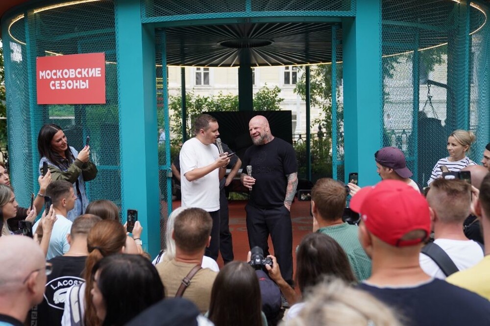 Легенда ММА Джефф "Снеговик" Монсон провел открытую тренировку в Москве⁠⁠