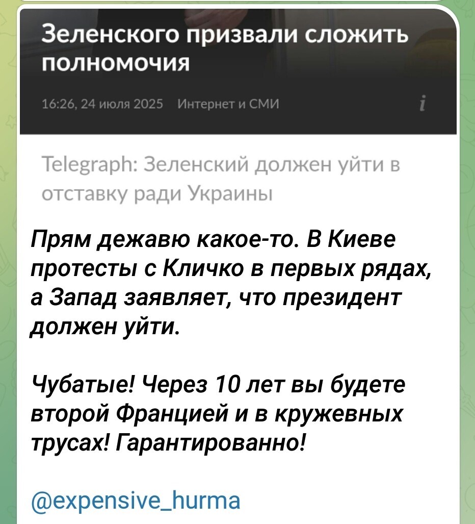 Лишь о политике