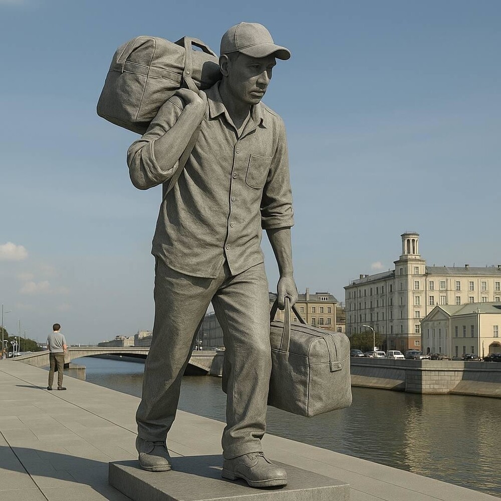 В Москве на месте скандально известной скульптуры предложили установить памятник мигранту