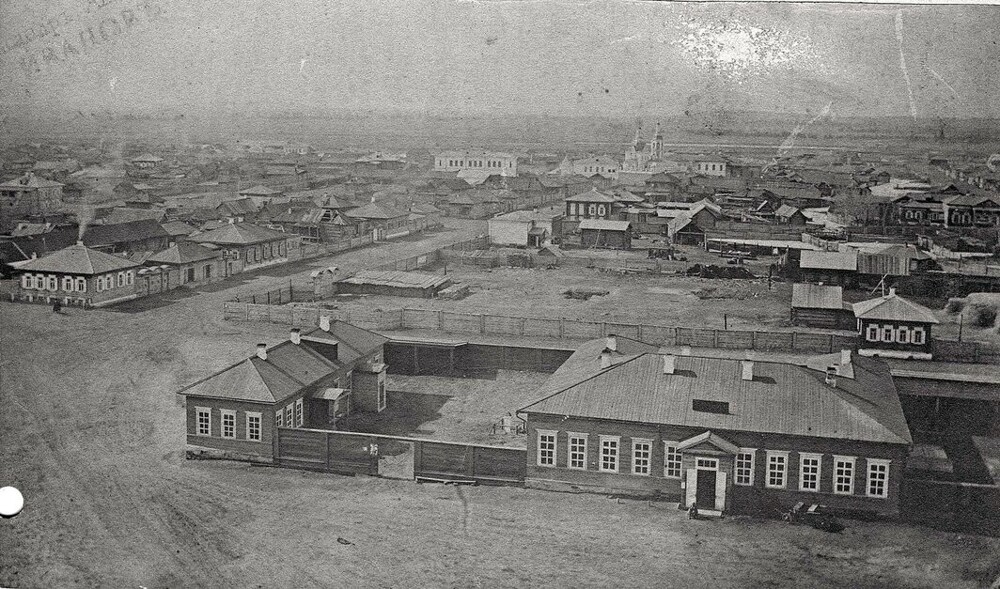 Панорама северо-западной и центральной части г.Минусинска.