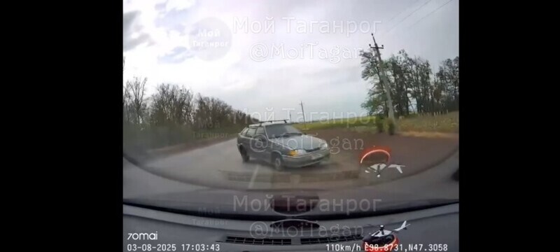 Страшное ДТП Рено и Лады под Таганрогом попало на видео