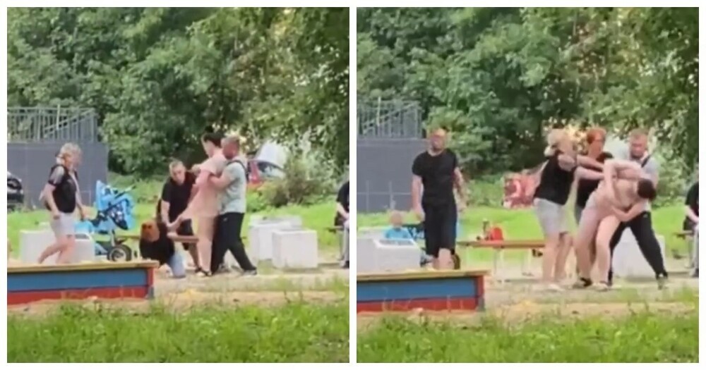 Две пьяных матери подрались на детской площадке в Нижнем Новгороде