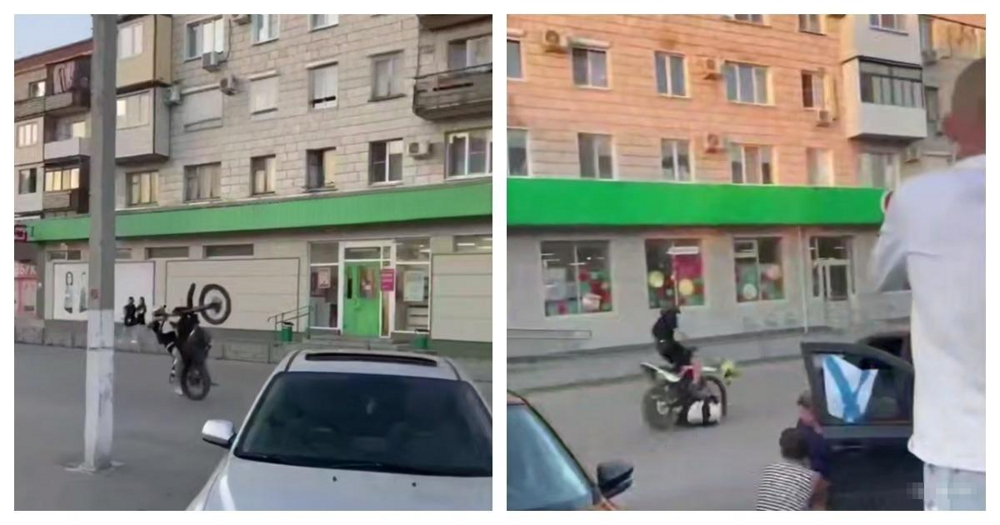 Двойное невезение мотоциклиста