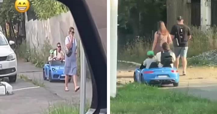 В Москве отец подарил 8-летнему сыну игрушечный Porsche