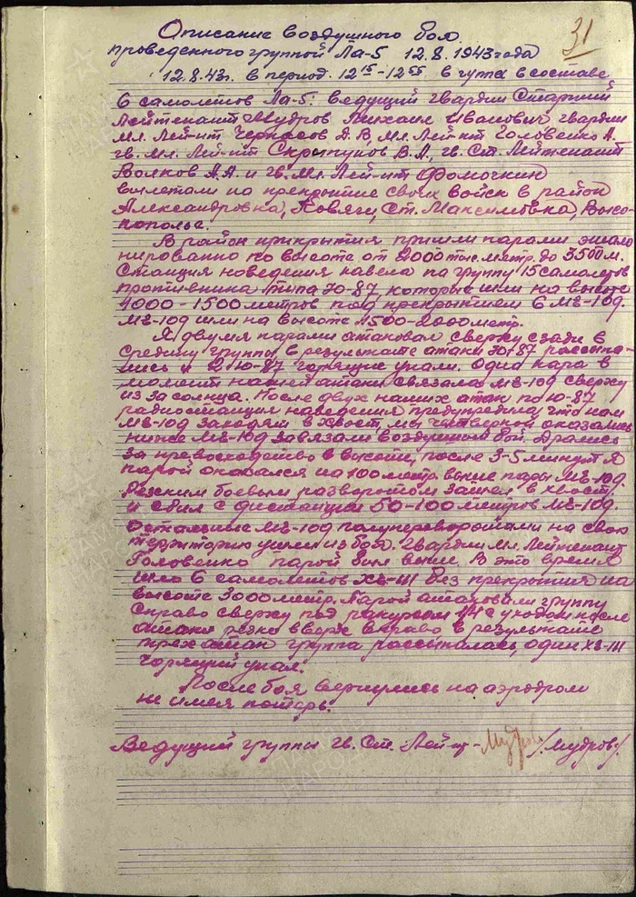 Как 6 Ла-5 учинили погром 27 самолетам люфтваффе, не имея потерь⁠⁠