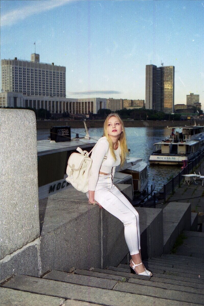 Красота на набережной Тараса Шевченко, Москва 1997 год