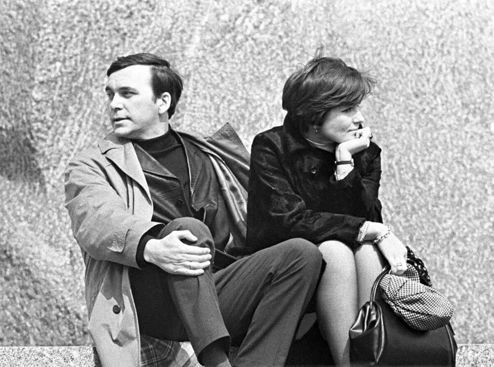 Кинорежиссеры Элем Климов и Лариса Шепитько, 1967 год.