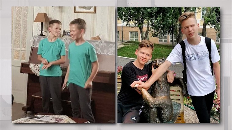 Артем и Роман Пинчуки — близнецы Филя и Киря Воронины