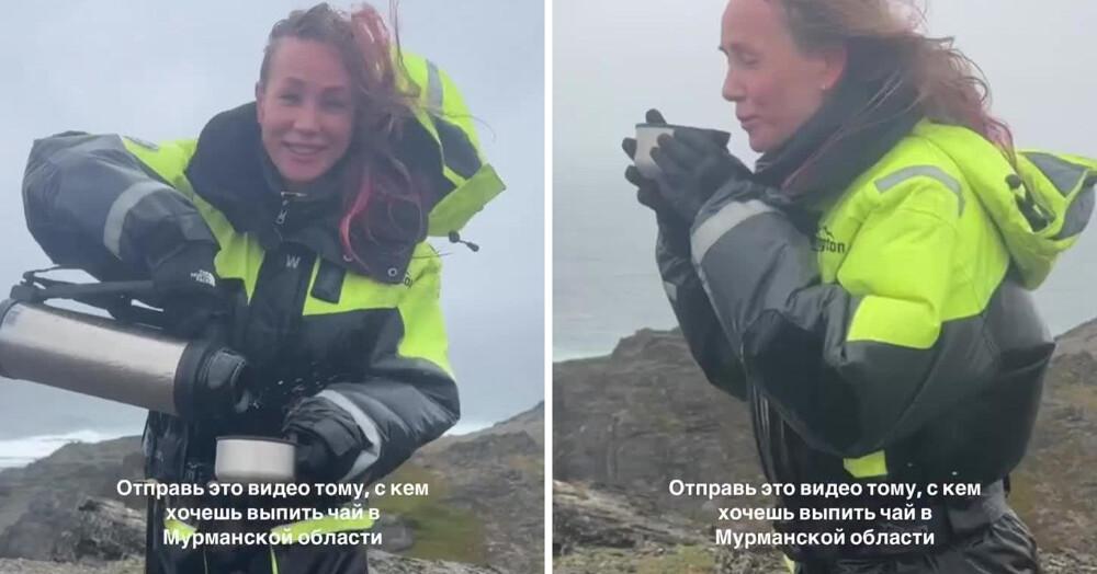 Чаепитие на берегу Баренцева моря