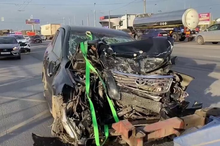 ДТП с автобусом в Омске