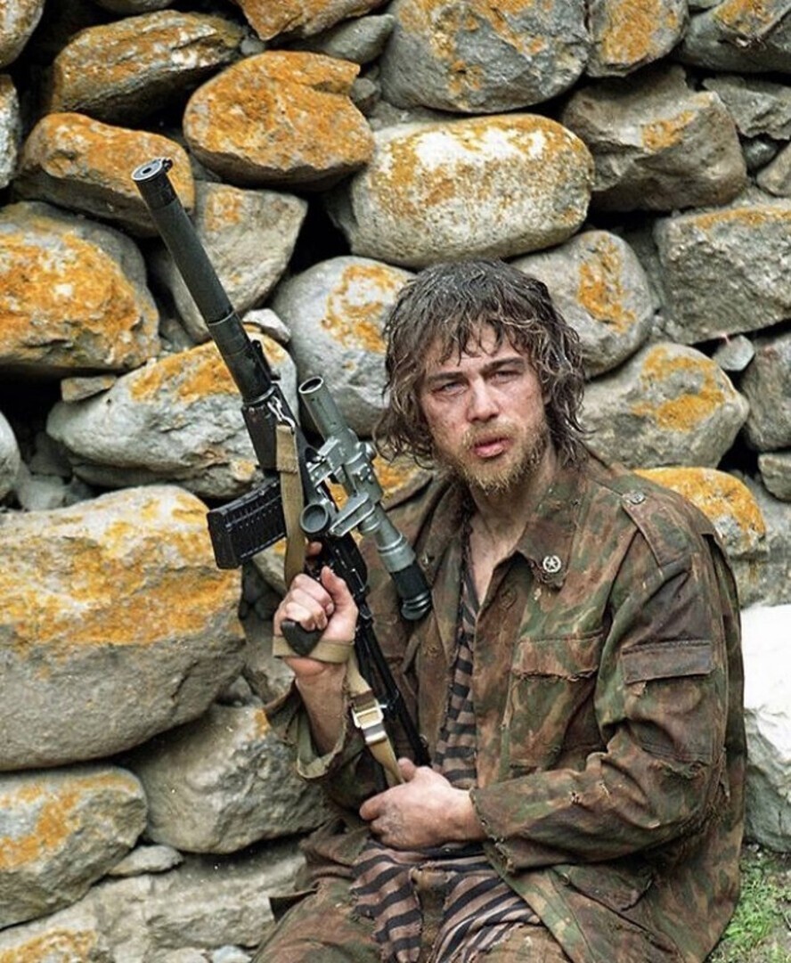 Сергей Бодров в фильме "Война", 2002 г.