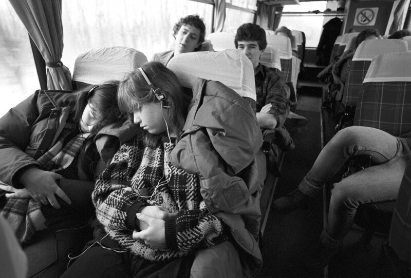 Американские старшеклассники в поездке по обмену в СССР, 1989 год.