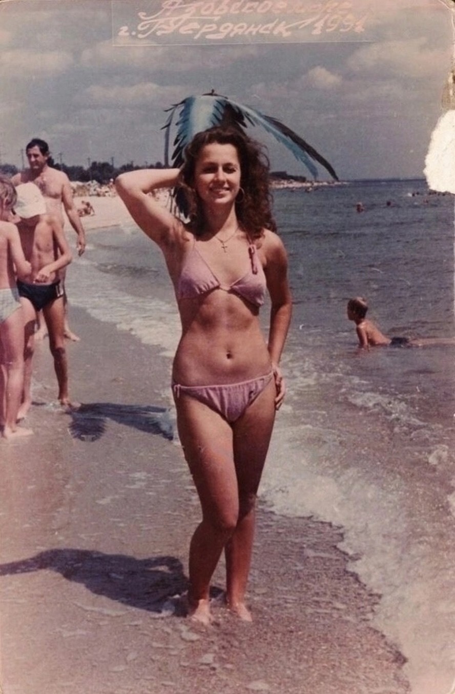 	Азовское море. Бердянск. 1991 год. Лето, море, молодость, красота, счастье
