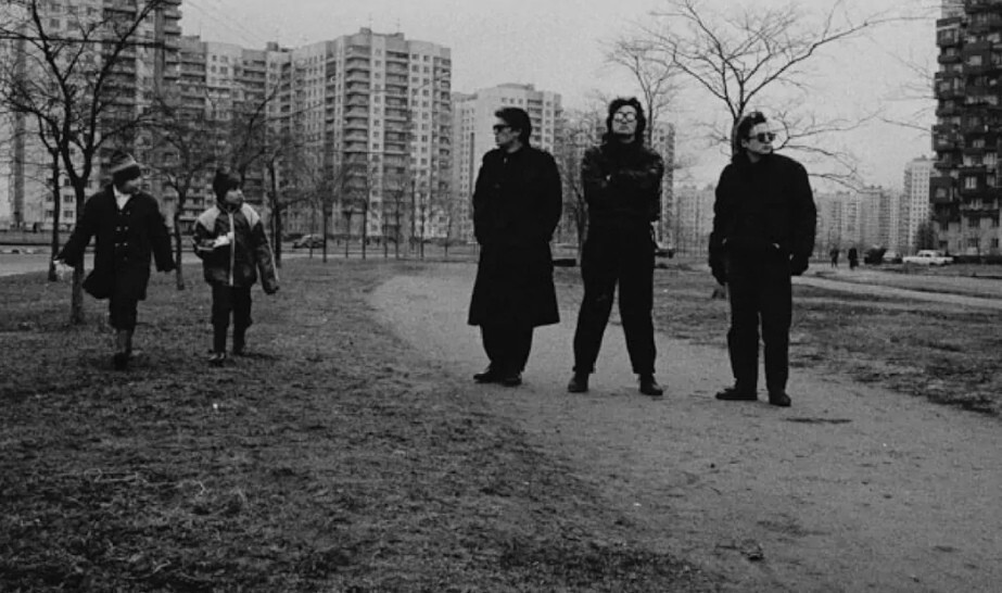 Группа "Кино" на фотосессии, 1989 год