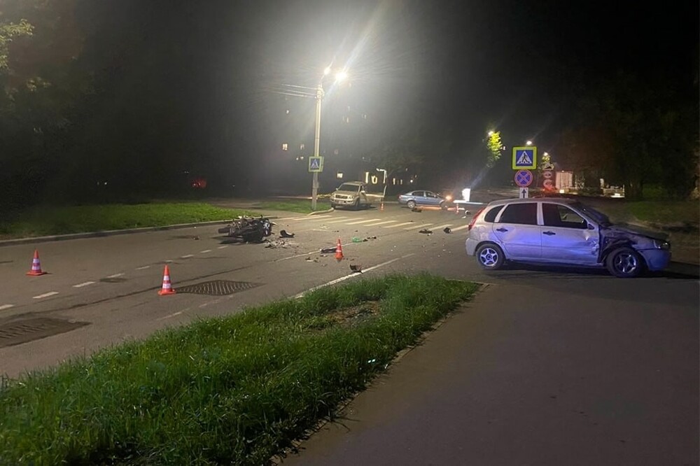ДТП с мотоциклом в Череповеце