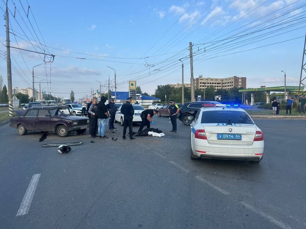 ДТП с мотоциклом в Балаково "Объект, говорит, пройден"