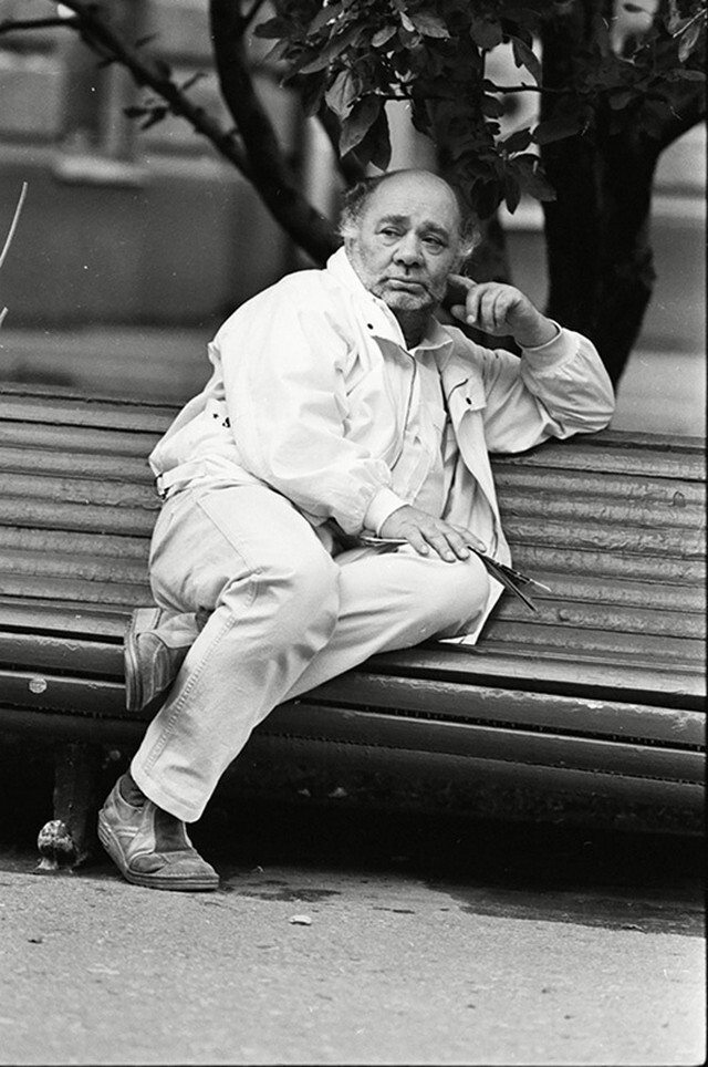 Евгений Леонов, актёр театра и кино, народный артист СССР, 1980-е.