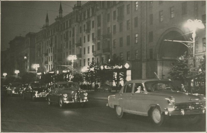 Улица Горького. 1950-е.