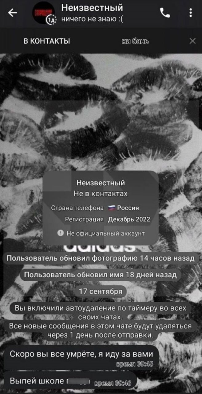 "Вам не жить": в Воронежской области задержали подростка, пришедшего в школу с молотком и ножами