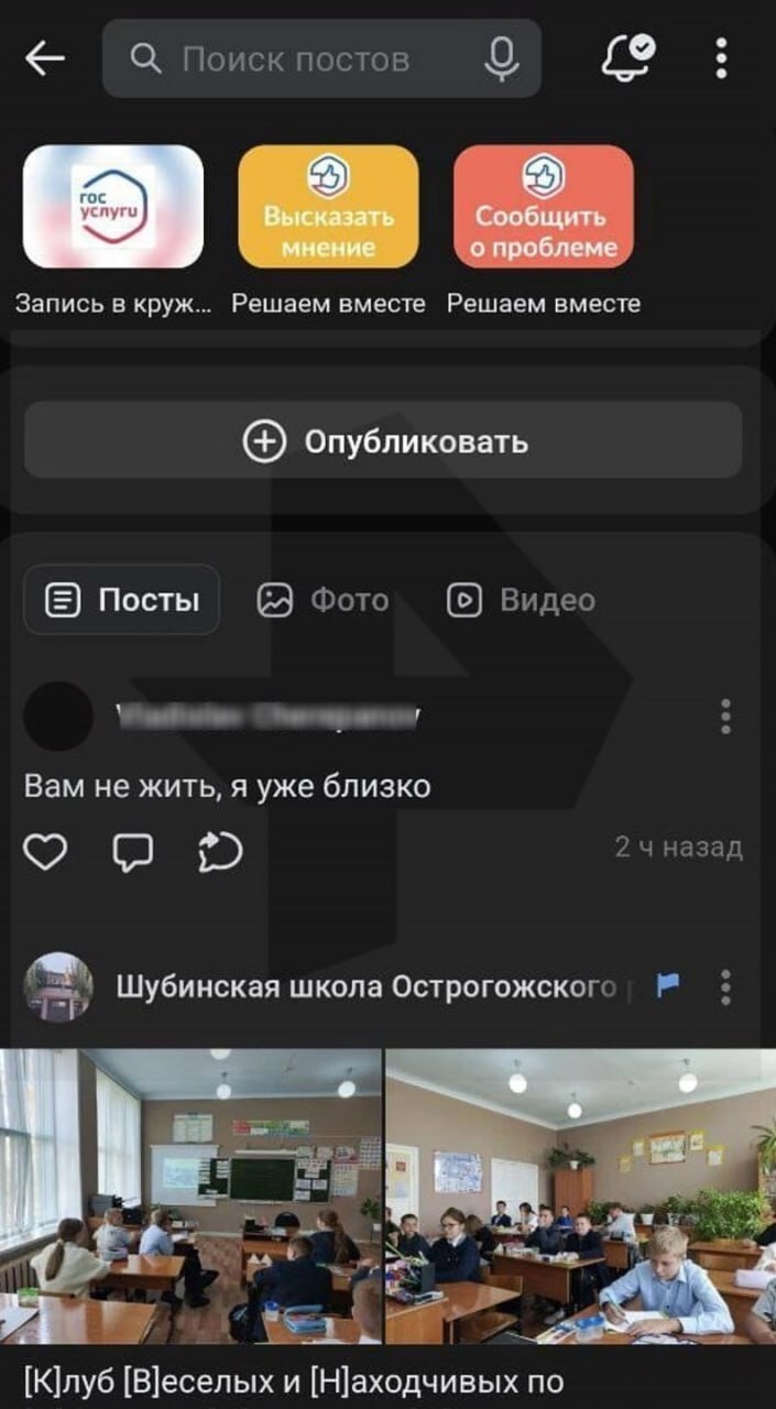 "Вам не жить": в Воронежской области задержали подростка, пришедшего в школу с молотком и ножами