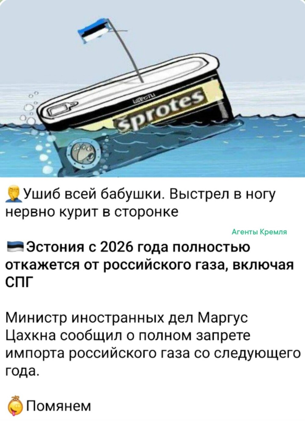 Если целая бывшая Советская республика решила самоубица, то её уже никто не спасёт, ведь это её суверенное/сувенирное право