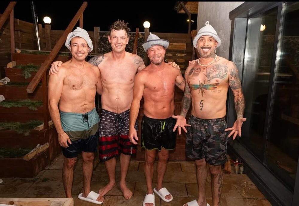 Backstreet Boys в бане. Причём в Астане