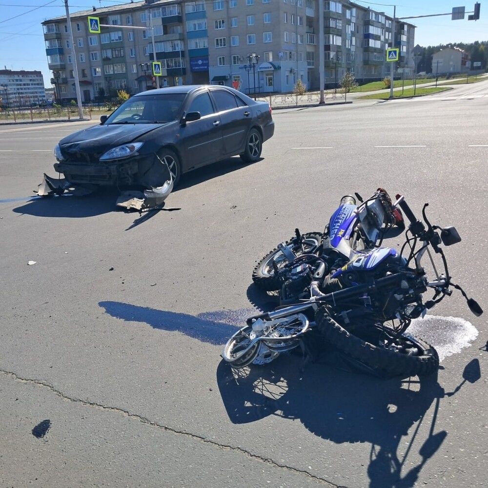 Мото ДТП  в Саянске "Рейсер и автоледи"