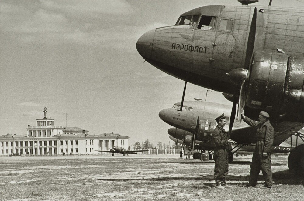 В московском аэропорту Внуково.