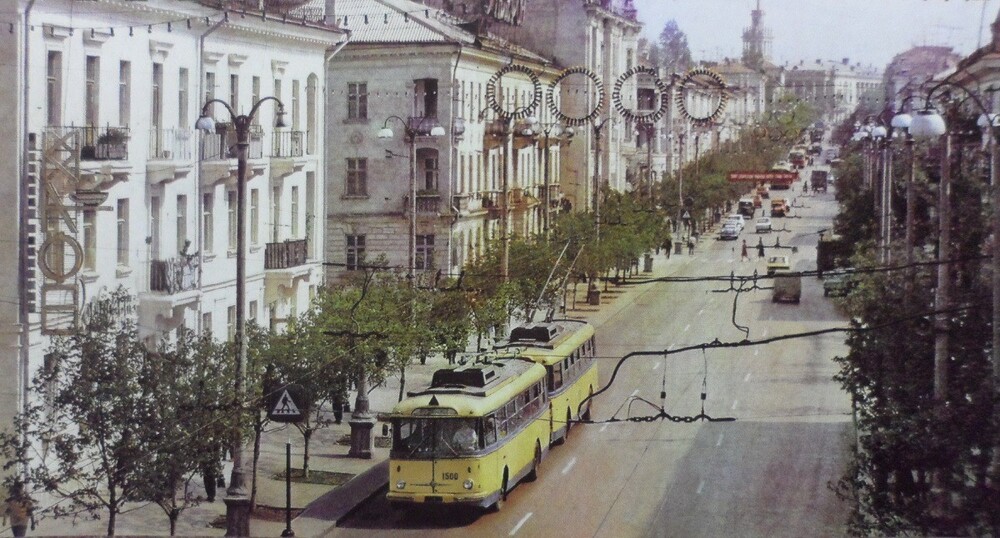 Вид на Большую Морскую улицу в Севастополе. 