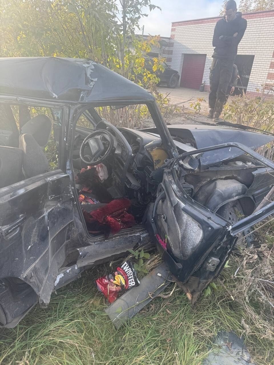 ДТП в Нижегородской области "Полицейский автомобиль и ВАЗ"