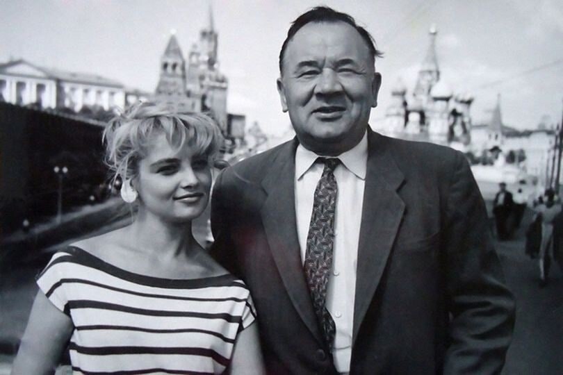 Наталья Кустинская и Борис Андреев. Лето 1959 года. 
