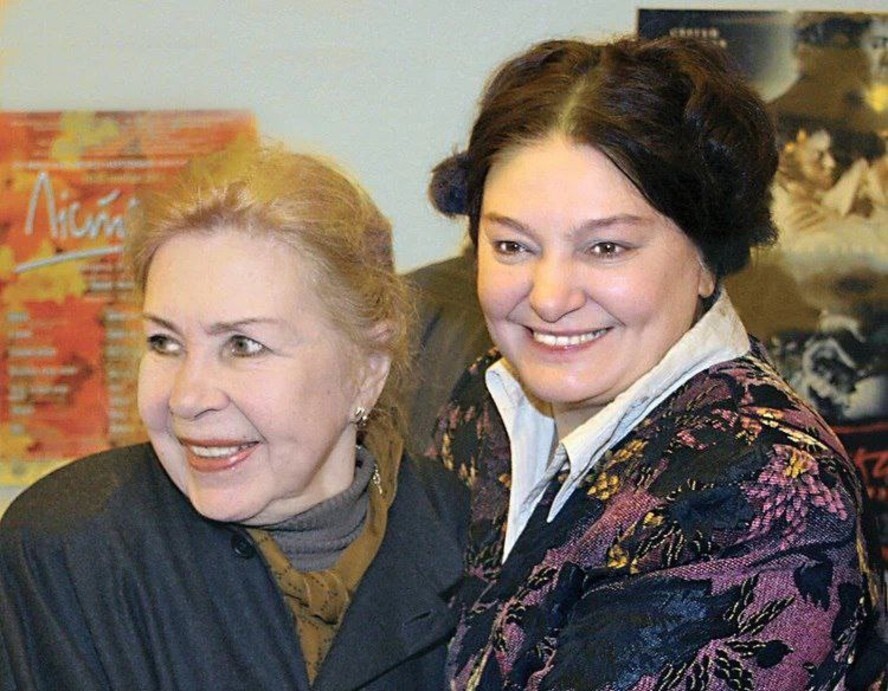 Инна Макарова с дочерью Натальей Бондарчук, 2006 год.