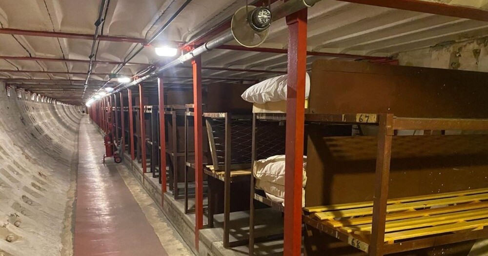 Внутри британского бункера вместимостью 8000 человек