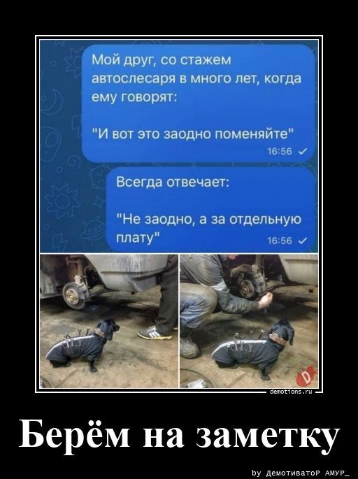 Берём на заметку