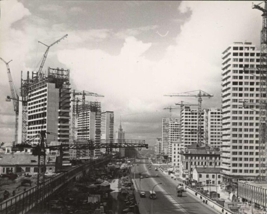 Проспект Калинина. 1963–1965 годы. Автор: Михаил Грачев.