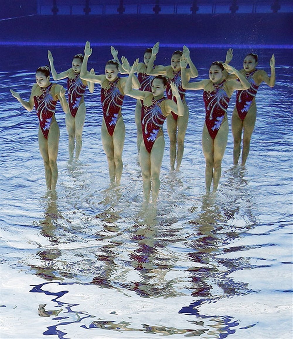 9. Завораживающая красота синхронного плавания под водой
