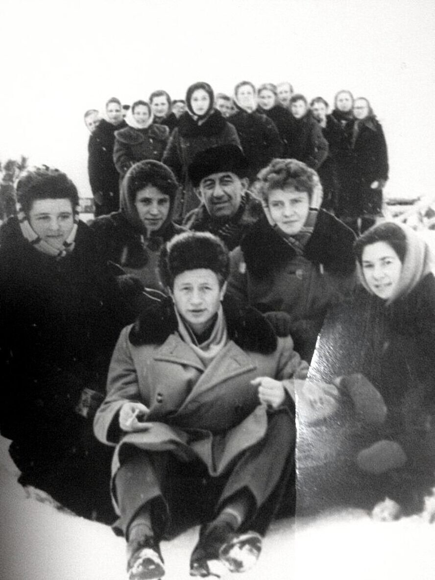 Леонид Быков, встреча со зрителями - пос. Байкит, Красноярского края, 1962 г.