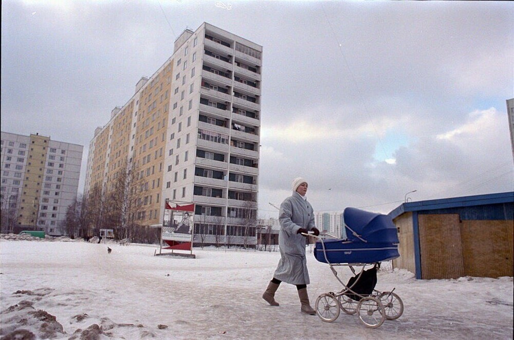 Прогулки по Бибирево. На фото улица Пришвина, дома 17 и 19.
