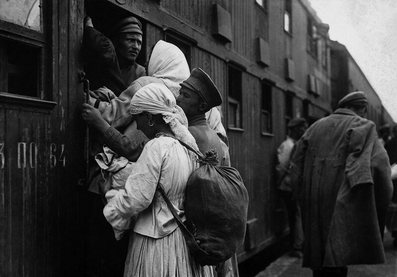 Беженцы Гражданской войны. 1919 год. 