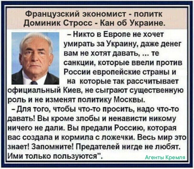 Верное замечание европейца