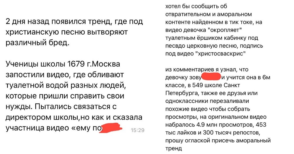 Школьников, на которых пожаловались Мизулиной, не стали наказывать за оскорбление чувств верующих