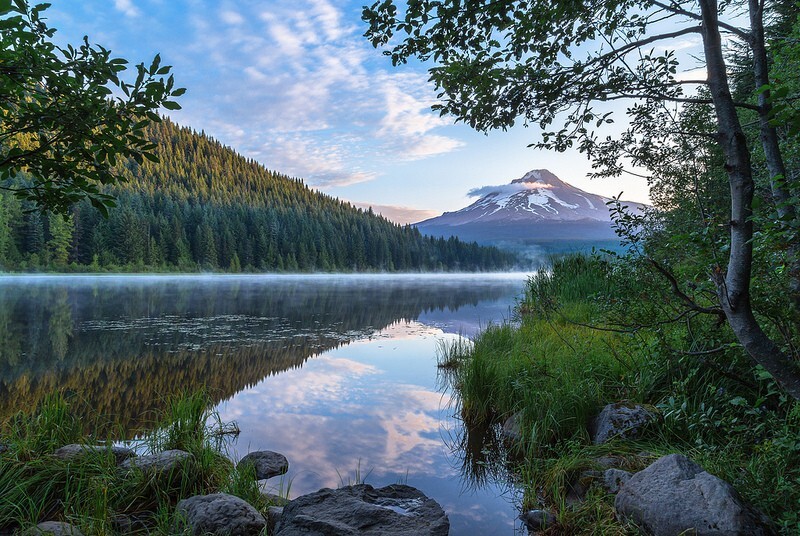 15. Озеро Триллиум — водохранилище в северной части штата Орегон, США 15. Озеро Триллиум — водохранилище в северной части штата Орегон, США