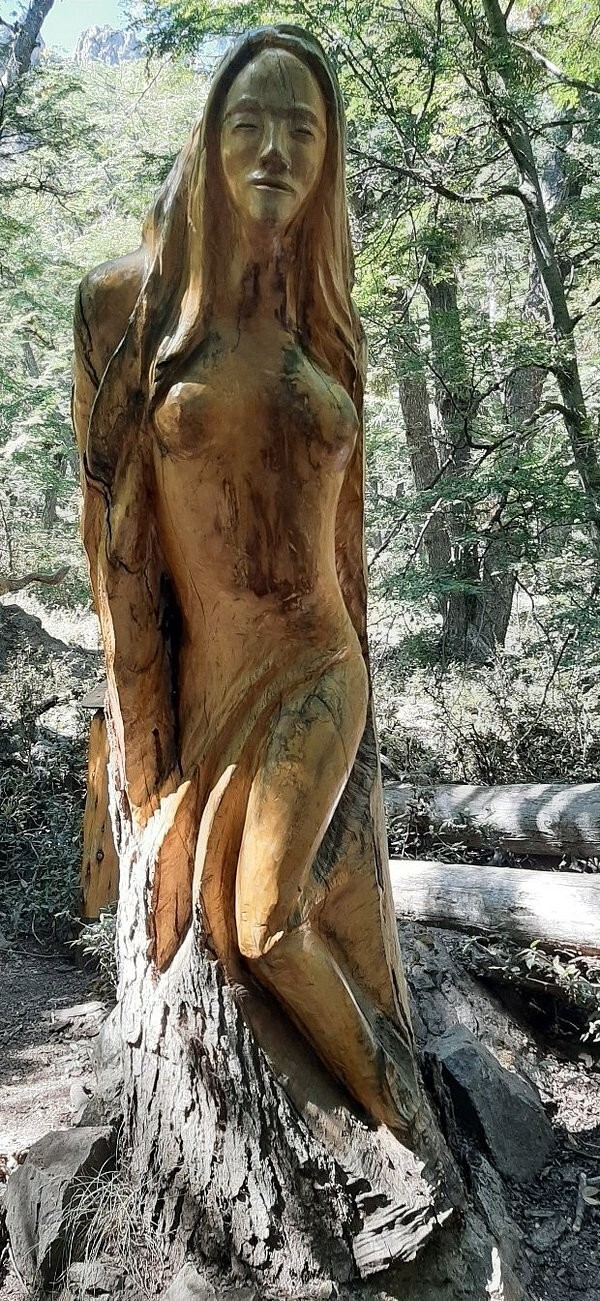 Лес скульптур, вдохнувших новую жизнь в мёртвые деревья Лес скульптур, вдохнувших новую жизнь в мёртвые деревья