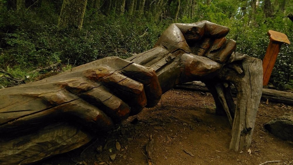 Лес скульптур, вдохнувших новую жизнь в мёртвые деревья Лес скульптур, вдохнувших новую жизнь в мёртвые деревья