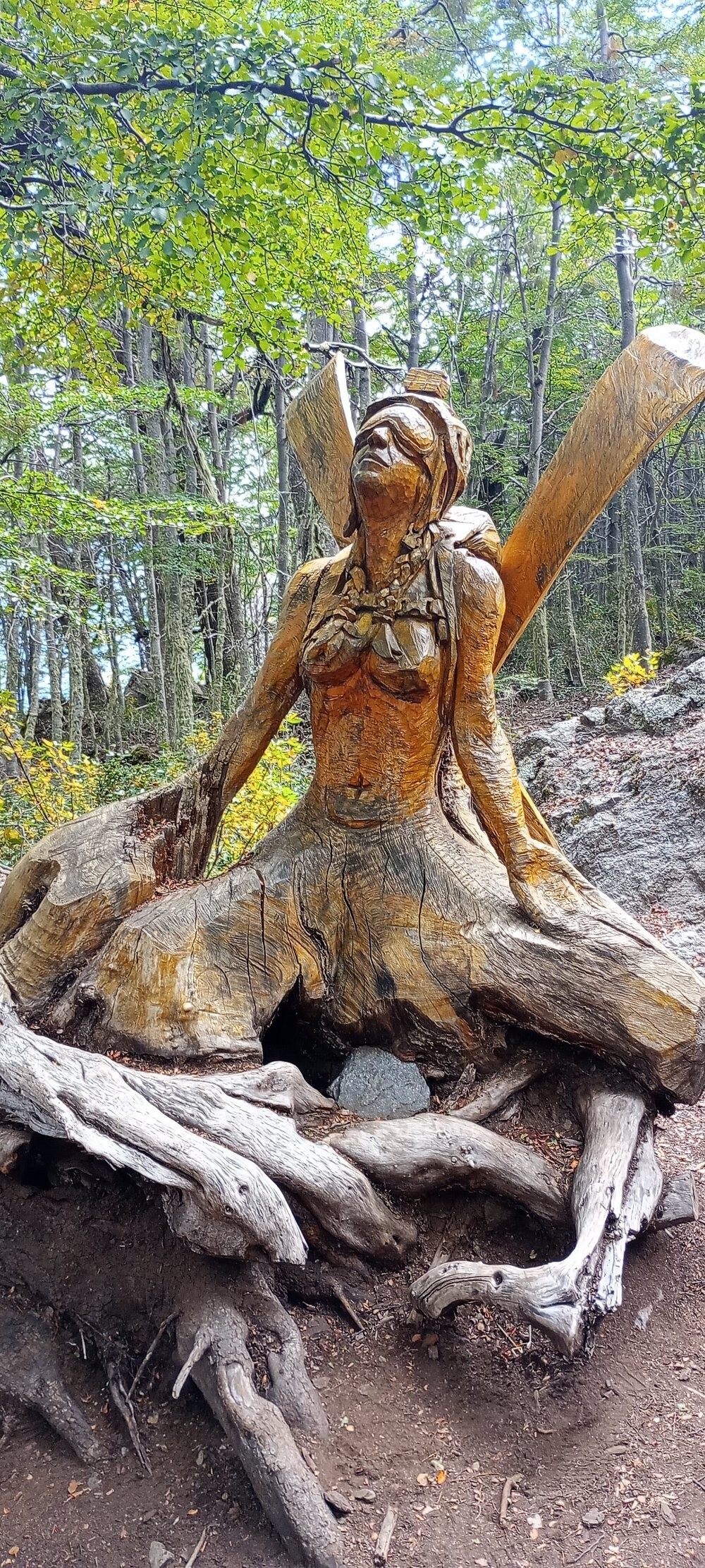 Лес скульптур, вдохнувших новую жизнь в мёртвые деревья Лес скульптур, вдохнувших новую жизнь в мёртвые деревья